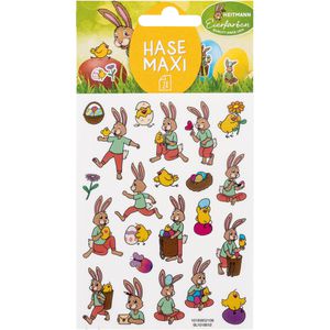 Sticker Heitmann-Eierfarben Hase Maxi