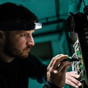 Produktbild für Stirnlampe Scangrip I-View LED, wiederaufladbar