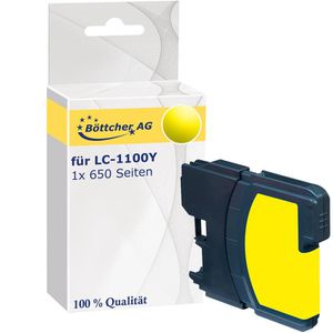Produktbild für Tinte Böttcher-AG für Brother LC-1100Y
