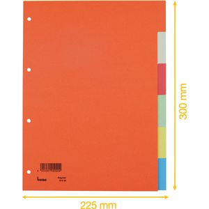 Produktbild für Register bene 97400, A4, blanko