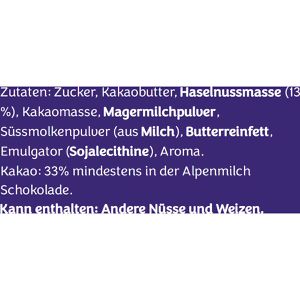 Produktbild für Tafelschokolade Milka Extra Noisette
