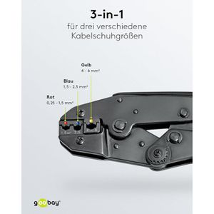 Produktbild für Crimpzange Goobay 11790