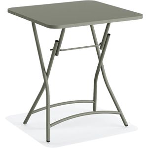 Produktbild für Bistrotisch Feros Breeze, grün, wetterfest, 3-teilig