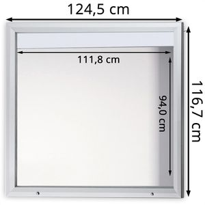 Produktbild für Schaukasten Showdown-Displays T-Linie LED B1 außen