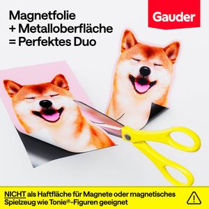 Produktbild für Magnetfolie Gauder A6, selbstklebend