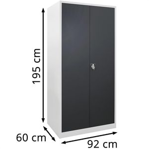 Produktbild für Werkzeugschrank ADB 40756, aus Metall, grau / anthrazit