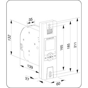 Produktbild für Gurtwickler Rademacher 1740-UW RolloTron Comfort