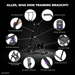 Produktbild für Crosstrainer Christopeit Climber, belastbar bis 150 kg