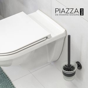 Produktbild für WC-Bürste Bremermann WC-Garnitur PIAZZA, schwarz