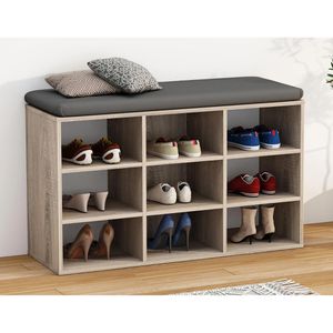 Produktbild für Schuhregal VCM Hinsol XS, aus Holz