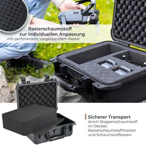Produktbild für Transportkoffer HMF ODK100, abschließbar, aus Kunststoff