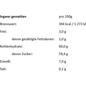 Produktbild für Ingwer Naturix24 im Beutel