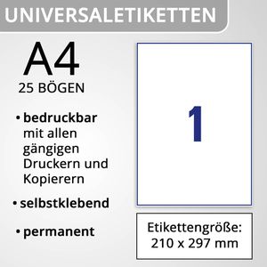 Produktbild für Universaletiketten Herma 4230 Special, weiß