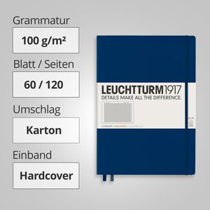 Produktbild für Notizbuch Leuchtturm1917 Master Slim, 342927, Karton Hardcover