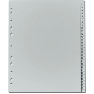Register Böttcher-AG Premium, A4 Überbreite, 1-31