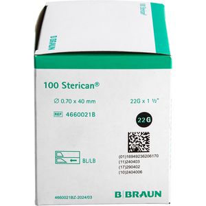 Produktbild für Kanülen B.Braun Sterican, 100 Stück