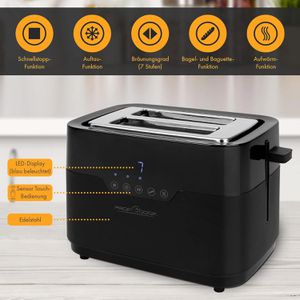 Produktbild für Toaster Proficook PC-TA 1244, 7 Röststufen &amp; Auftaufunktion