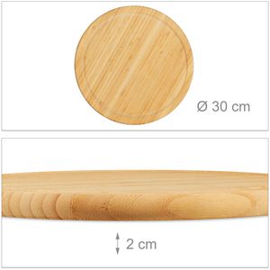 Produktbild für Schneidebrett Relaxdays 10022153 aus Bambus