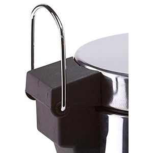 Produktbild für Mülleimer MSV 100437, silber glänzend
