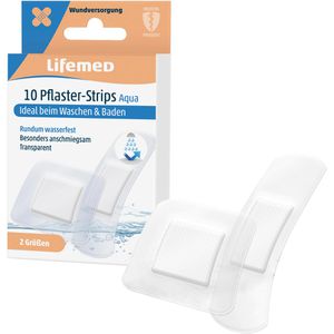 Produktbild für Pflaster Lifemed Aqua, 10 Strips