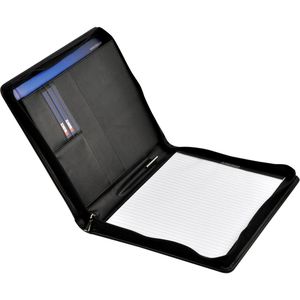 Produktbild für Schreibmappe DESQ 3690 Business Classy, schwarz A4