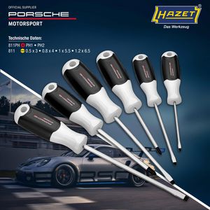 Produktbild für Schraubendreher Hazet 811/6-PD, Porsche Edition, Set