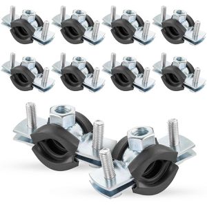 Produktbild für Rohrschelle Poppstar 1011138, Schraubrohrschelle, Set