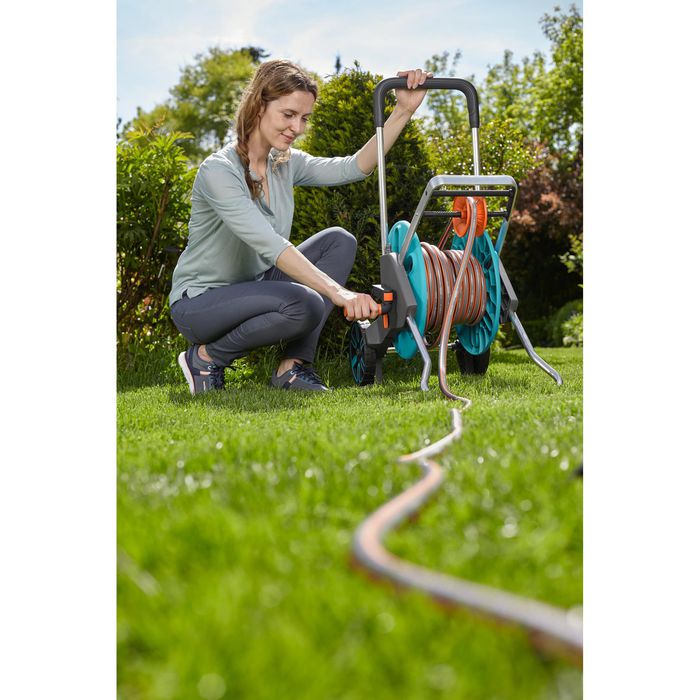 Gardena Schlauchwagen CleverRoll M Easy Set, mit 20m Schlauch und