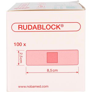 Produktbild für Pflaster Nobamed Rudablock Injektion, 100 Strips