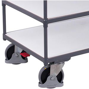 Produktbild für Tischwagen VARIOfit sw-500.662, ESD, Metall &amp; Holz