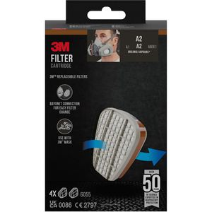 Atemschutzfilter 3M Filterpatrone, 6055-4