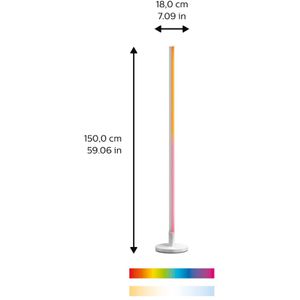 Produktbild für Stehlampe WiZ Pole, LED, weiß, 150 cm