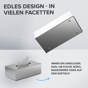 Produktbild für Taschentuchbox ovimar Fornaes 81004175, aus Edelstahl