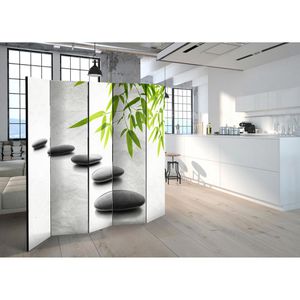 Produktbild für Paravent Artgeist Zen Stones II, innen, 5-teilig