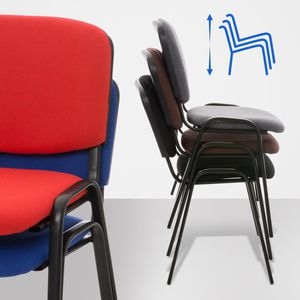 Produktbild für Besucherstuhl CLP Ken, 10535805, stapelbar