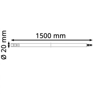 Produktbild für Tiefenerder DEHN 620902, Staberder erweiterbar, V4A Edelstahl