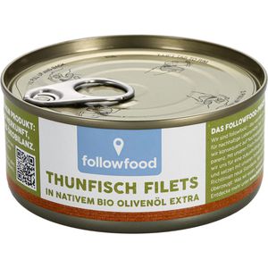 Produktbild für Fischkonserve followfood Thunfisch-Filets
