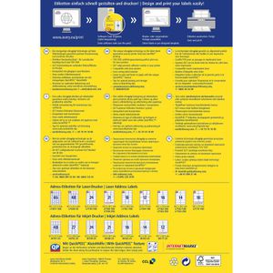 Produktbild für Adressetiketten Zweckform L7160-250, weiß