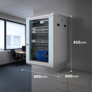 Produktbild für Netzwerkschrank Extralink Standard, EX.8604, 19 Zoll