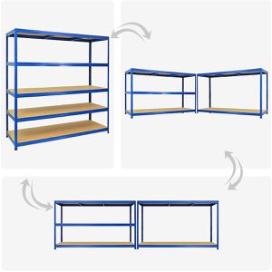 Produktbild für Weitspannregal PROREGAL Giant Elephant, 5 Holzböden