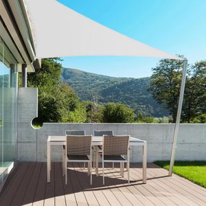 Produktbild für Sonnensegel Casa-Pura fd-8406, weiß, dreieckig