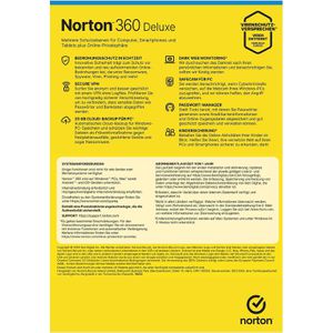 Produktbild für Antivirenprogramm Norton 360 Deluxe