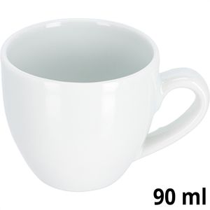 Produktbild für Espressotassen Van-Well Gusto weiß