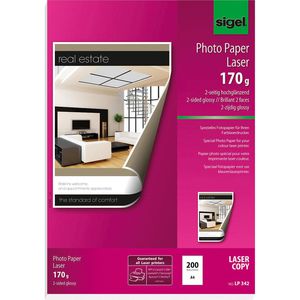 Fotopapier Sigel LP 342, für Farblaser, A4