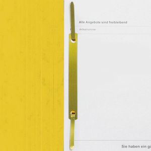 Produktbild für Schnellhefter Herlitz 11034303 easy orga, A4, gelb