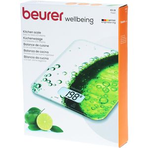Produktbild für Küchenwaage Beurer KS 19 Fresh, mit Tara-Funktion, Teilung 1 g