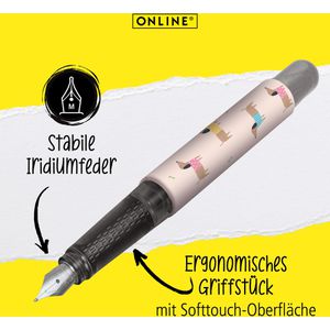 Produktbild für Füller Online College II Dackel, Feder M
