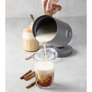 Produktbild für Milchaufschäumer Domo Wood You DO745MF, elektrisch