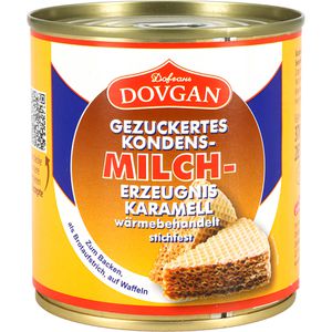Produktbild für Kondensmilch Dovgan Karamell gezuckert 8% Fett