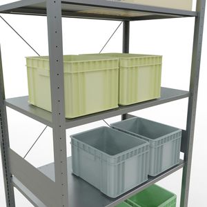 Produktbild für Schwerlastregal Schulte 12762, 7 Metallböden